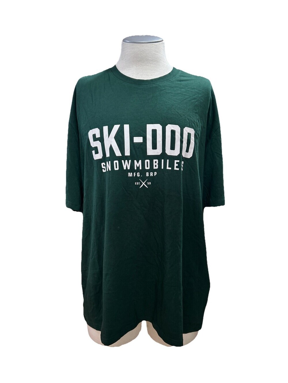 Ski Doo Mens T shirt 2XL Green Short Sleeves Snowmobiles Est ‘59 Ski-Doo